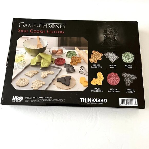 Game of Thrones Sigil Cookie Cutters - NEW - Picture 2 of 2